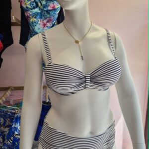 Maillot de Bain 2 Pièces Marinière Corbeille