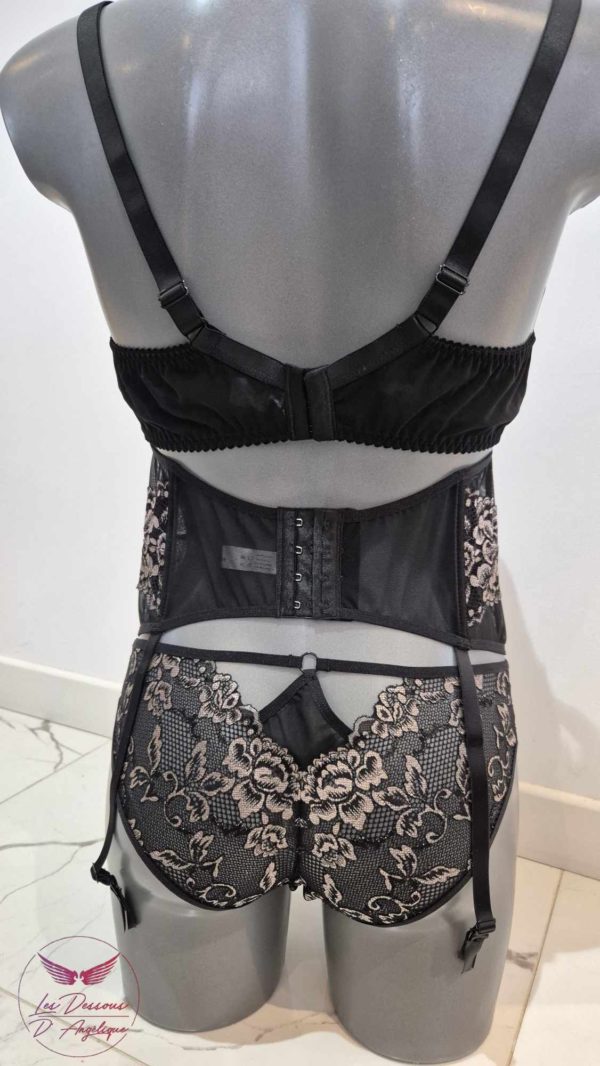 Jaspe Noir serre taille porte jarretelles – Image 4