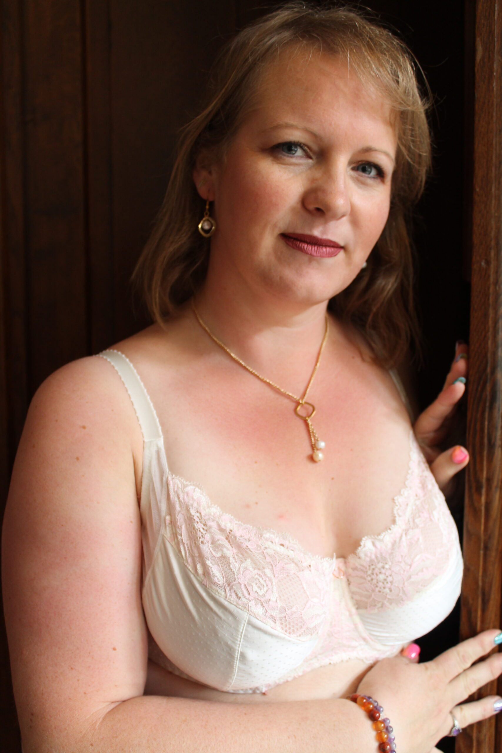 Soutien-gorge Maxi Soft Nacre écru rose poudré
